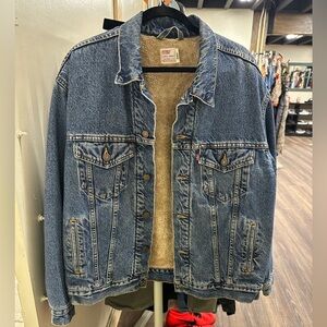Vintage Levi’s denim jacket Levi’s dry goods classic lined denim medium wash